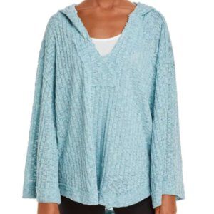 Free People Baja Babe Hooded Hacci top